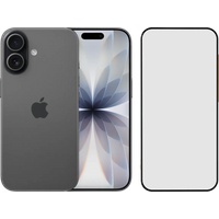 Apple iPhone 17 256GB Zwart + BlueBuilt Screenprotector Glas