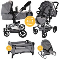 Poppenwagen-buggy, bedje en wippertje, poppen tot 50 cm. - Bandits & Angels
