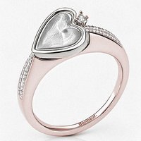 Laure Heart Stacking Ring - 18k Rose Gold Plated / 7