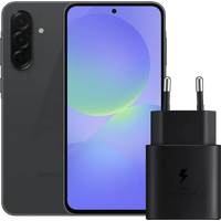 Samsung Galaxy A36 128GB Zwart 5G + Samsung Oplader 25 Watt Zwart