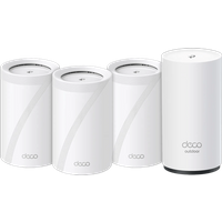 TP-Link Deco BE65 WiFi 7 Mesh 3-Pack + Deco BE25 Outdoor