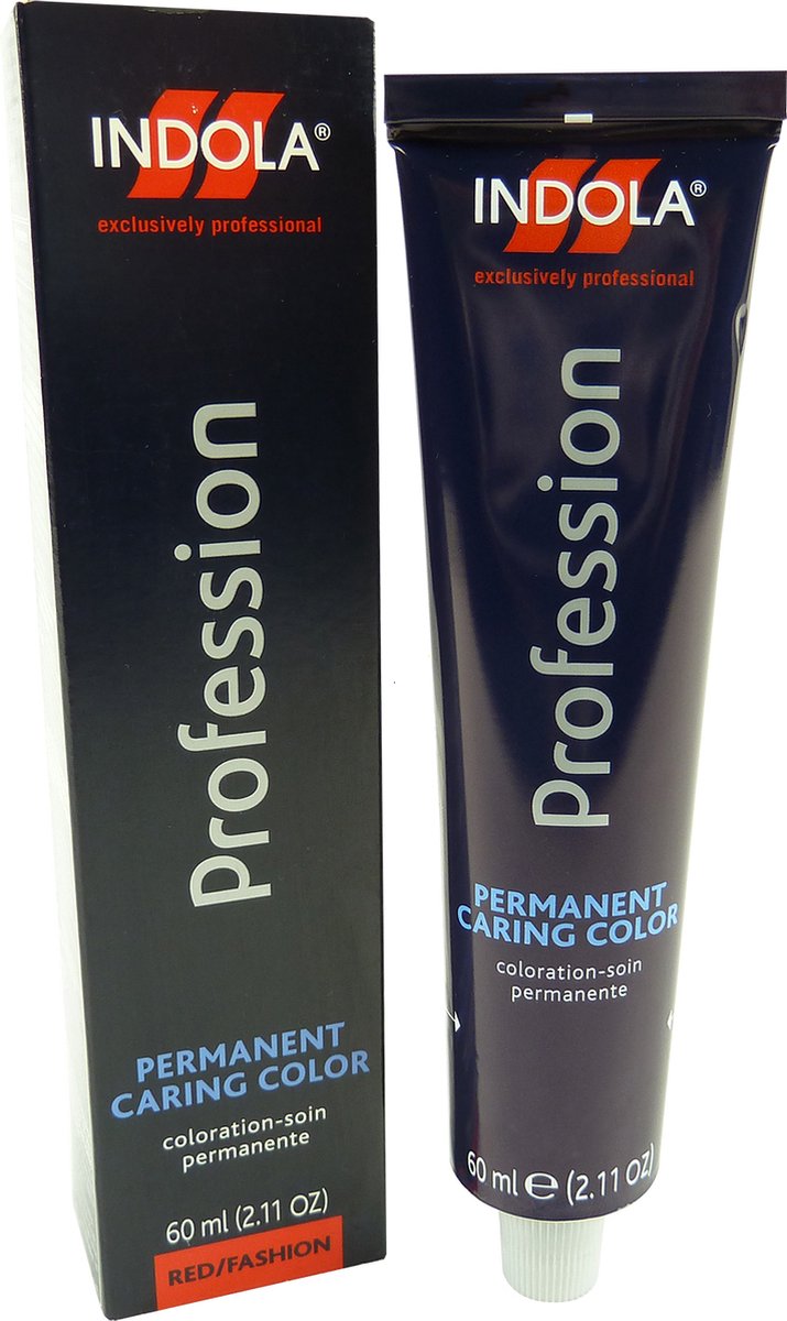 Indola Profession Red/Fashion Permanente haarkleuring 60ml - 07.4 Medium Blonde Copper / Mittelblond Kupfer