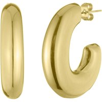 Estelle Chubby Gold Hoop Earrings