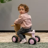 Loopfiets Vintage Rider pink natural vanaf 1 jaar - Bandits and Angels
