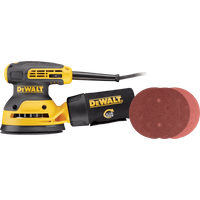 DeWalt DWE6423-QS + Bosch Schuurschijf 125 mm K80, K120, K240 (25x)