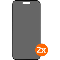 BlueBuilt Apple iPhone 17 Privacy Filter Screenprotector Glas Duo Pack