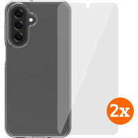 BlueBuilt Protective Cover Samsung Galaxy A17 Transparant + Screenprotector Duo Pack