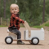 Bandits and Angels Little Rider white - Houten bakfiets vanaf 1 jaar