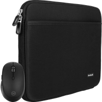 BlueBuilt Laptophoes 37 cm 15-16 inch M Zwart + Tradendum Muis