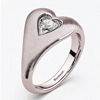 Eléa Heart Signet Ring - 18k Rose Gold Plated / 7