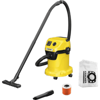 Karcher WD 3 P V-17/4/20 + Karcher Stofzuigerzak voor WD 2 Plus / WD 3 (4x)