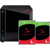 ASUSTOR AS5404T + Seagate Ironwolf 8TB (2x4TB)