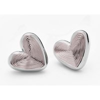 Eléa Chunky Heart Earrings - 18k Rose Gold Plated