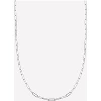 Dalila Silver Chain Link Necklace - 19" / Rhodium Plated Silver