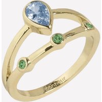 Aliane Colored Stone Ring - 6 / 18k Gold Plated