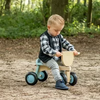 Loopfiets Vintage Rider blue natural vanaf 1 jaar - Bandits and Angels