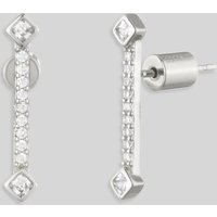Gabrielle Petite Earrings - Rhodium Plated